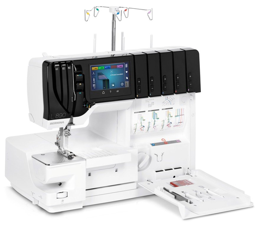 Оверлок Bernina L890 белый - ForteMarket Оверлок Bernina L890 белый купить,0