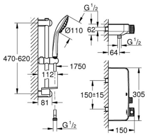 Grohe GRT SmartControl 34720000 - ForteMarket Grohe GRT SmartControl 34720000 купить,143938