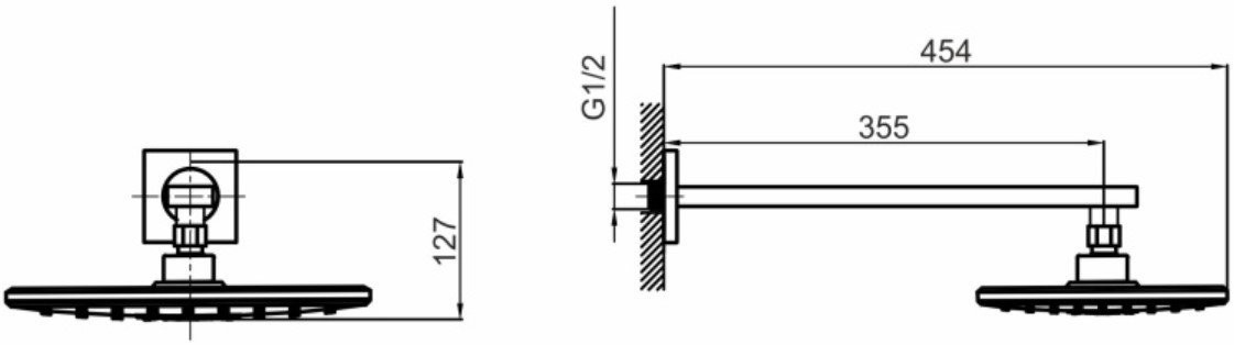 Оптима душевой набор (гарнитур) О5384