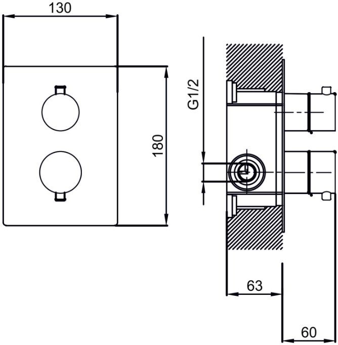 Оптима душевой набор (гарнитур) О5384