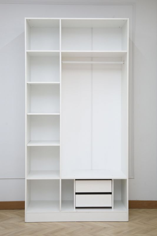 Шкаф Грандмикс Люмино 3Д 120x238х50 см белый купить,NaN