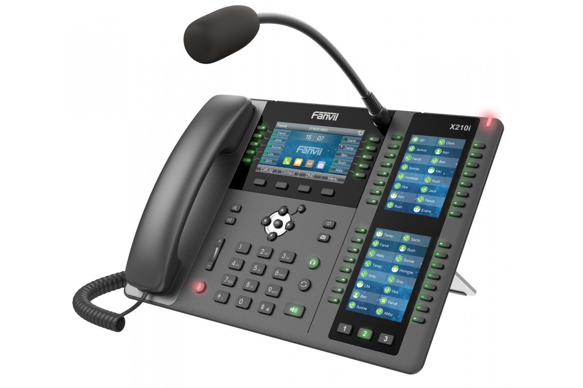 IP-телефон Fanvil X210i серый