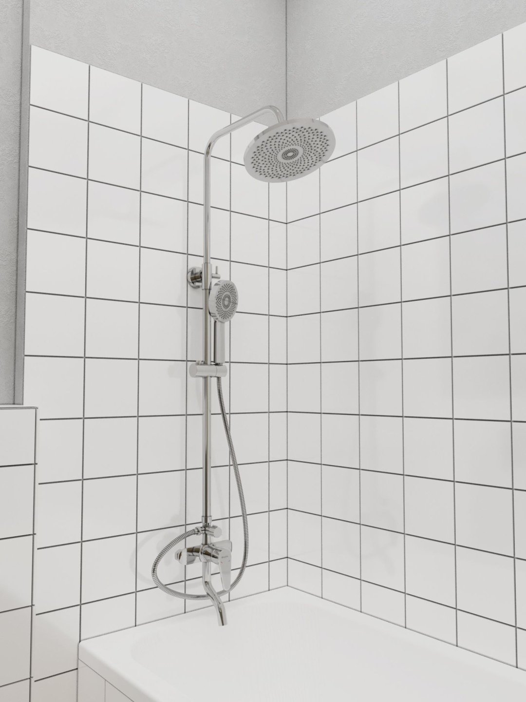 Knotlor душевая стойка EcoFlow KN-15