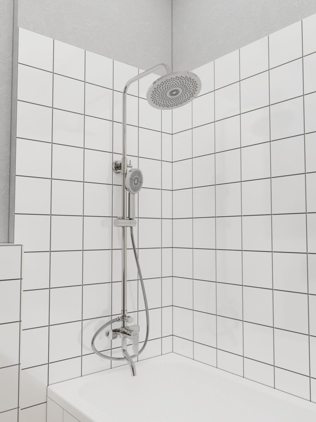 Knotlor душевая стойка EcoFlow KN-15 купить,NaN