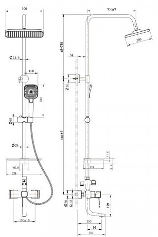 Lemark душевой набор (гарнитур) Evitta LM0562C купить,NaN