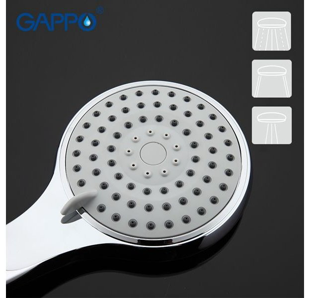 Gappo лейка для душа (без шланга) G18, пластик купить,NaN