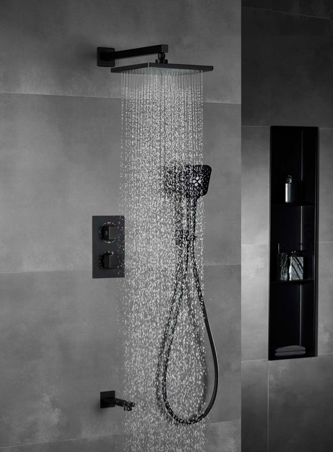 Vincea душевой набор (гарнитур) Next VSFW-1N3TMB