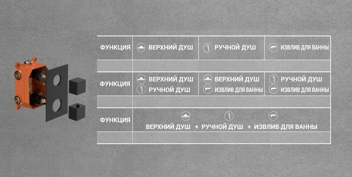Vincea душевой набор (гарнитур) Next VSFW-1N3TMB купить,NaN