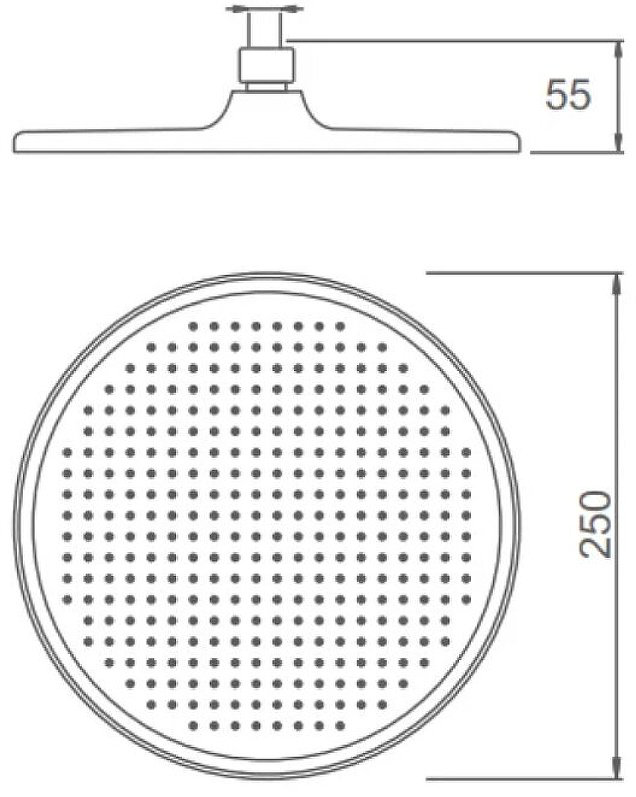 Splenka верхний душ S451.50.06, латунь купить,NaN