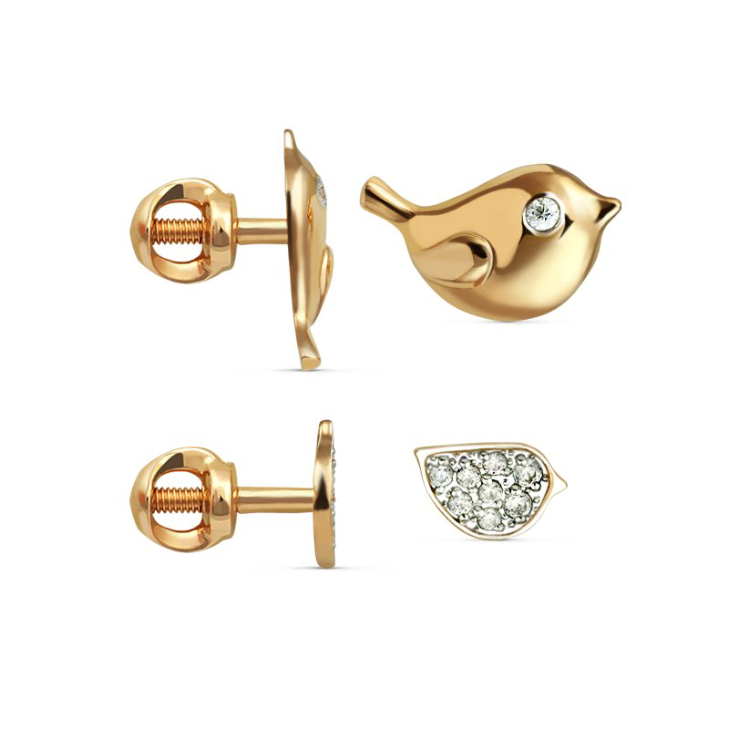 Серьги Crystal L403 1,03гр. купить,NaN