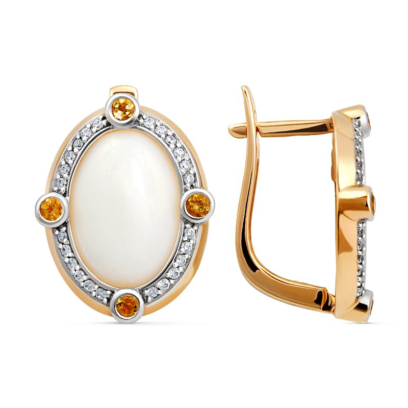 Серьги Кристалл M166 6,94гр. купить,NaN