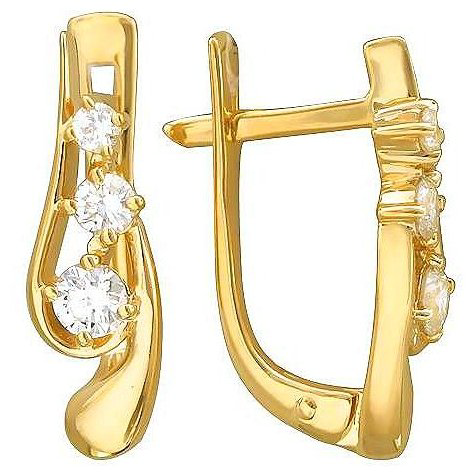 Серьги Эстет 01С613663 3,19гр 0,22ct 0,10ct. купить,466700