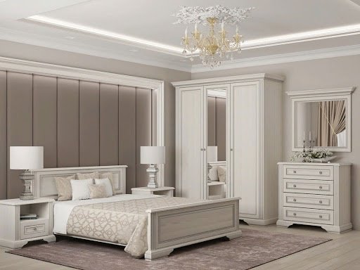 Кровать Гербор Вайт 140 Белый-Серебро купить,NaN