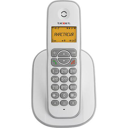 Радиотелефон Texet TX-D4505A бело-серый купить,NaN