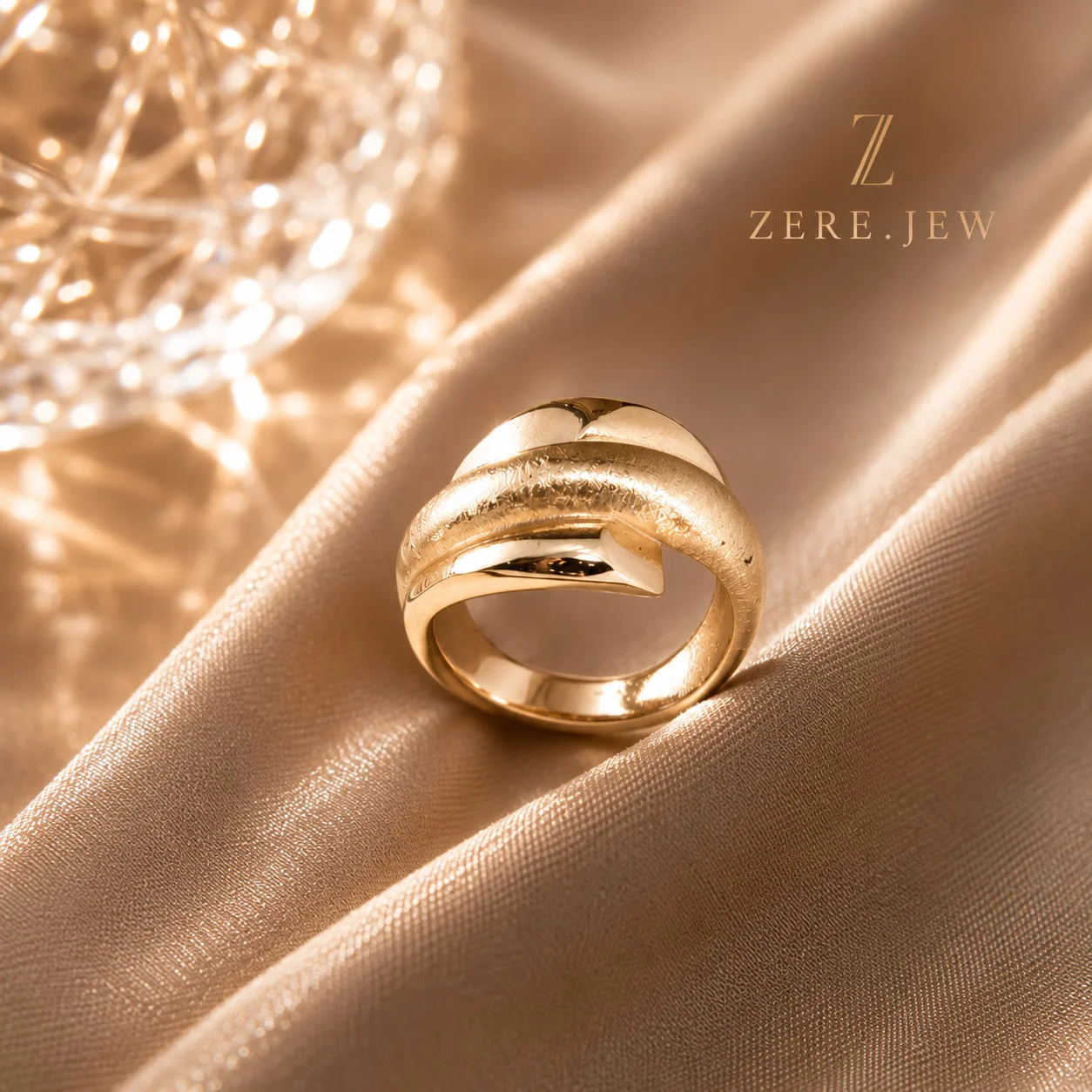 Кольцо ZERE золото 585 проба 1,78гр 18,5р купить,151300