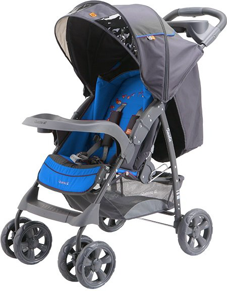 Коляска прогулочная Adamex Quatro Imola №3 Grey/Blue купить,NaN