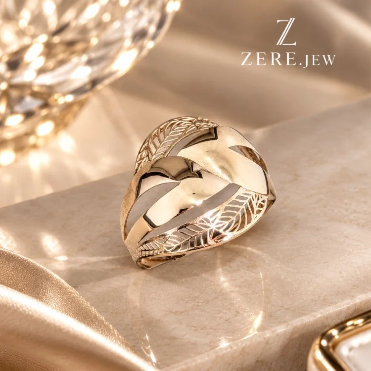 Кольцо ZERE золото 585 пробы 1.58гр 18,5р купить,134300