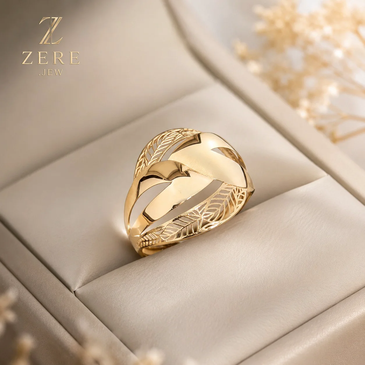 Кольцо ZERE золото 585 пробы 1.58гр 18,5р купить,134300