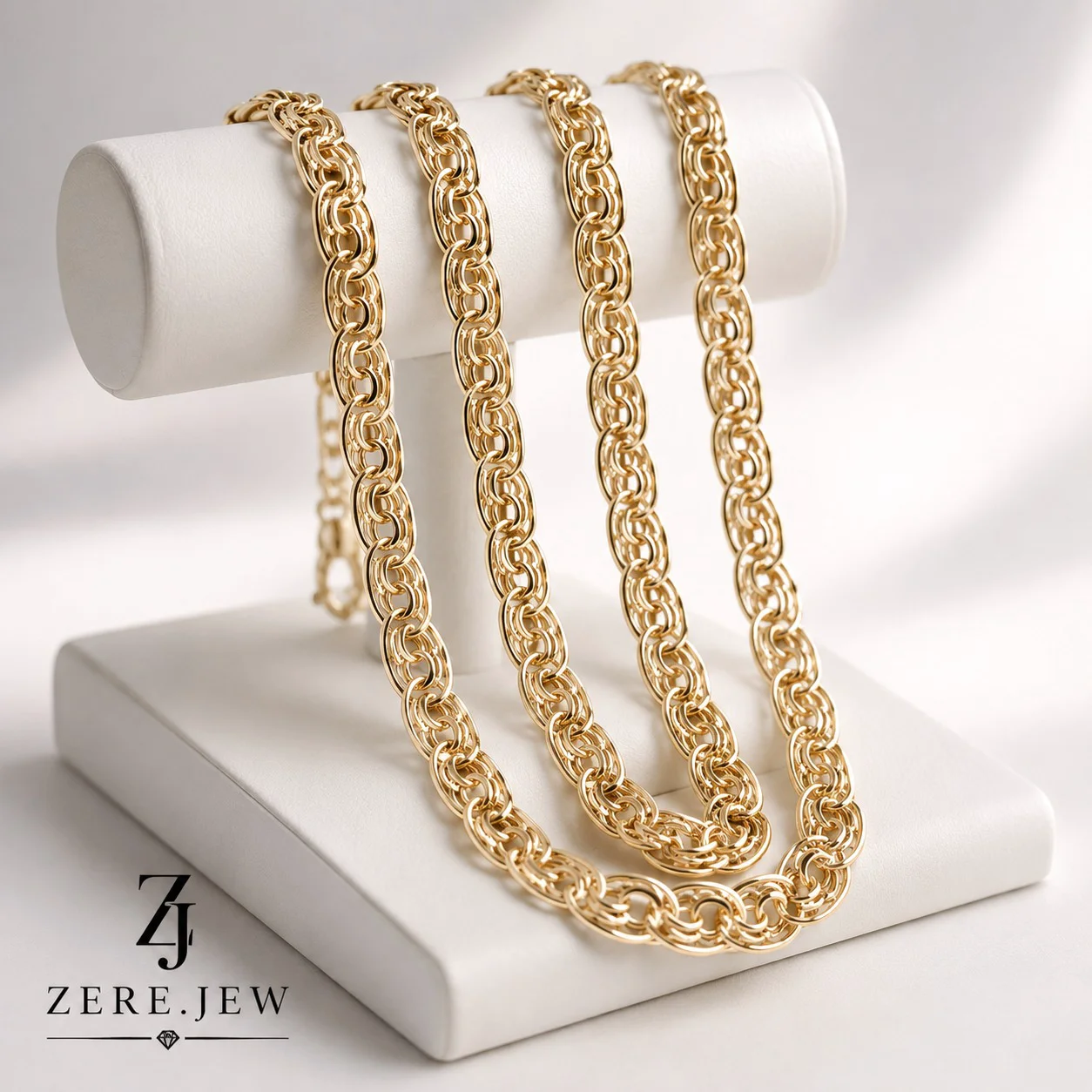 Цепь ZERE красное золото 585 пробы 8.82 гр 55 см  купить,727650