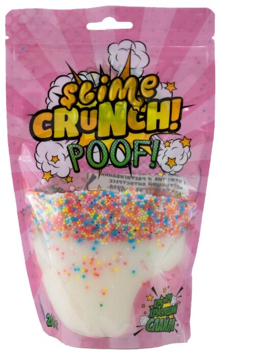 Слайм Slime Crunch  S130-28 Poof Манго 200гр купить,NaN