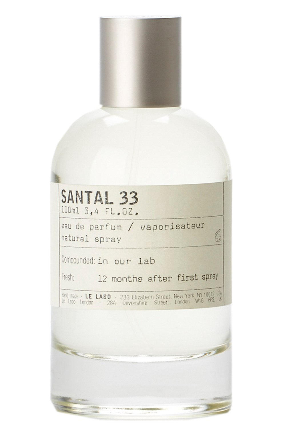 Парфюмерная вода Le labo Santal 33 100мл купить,179390