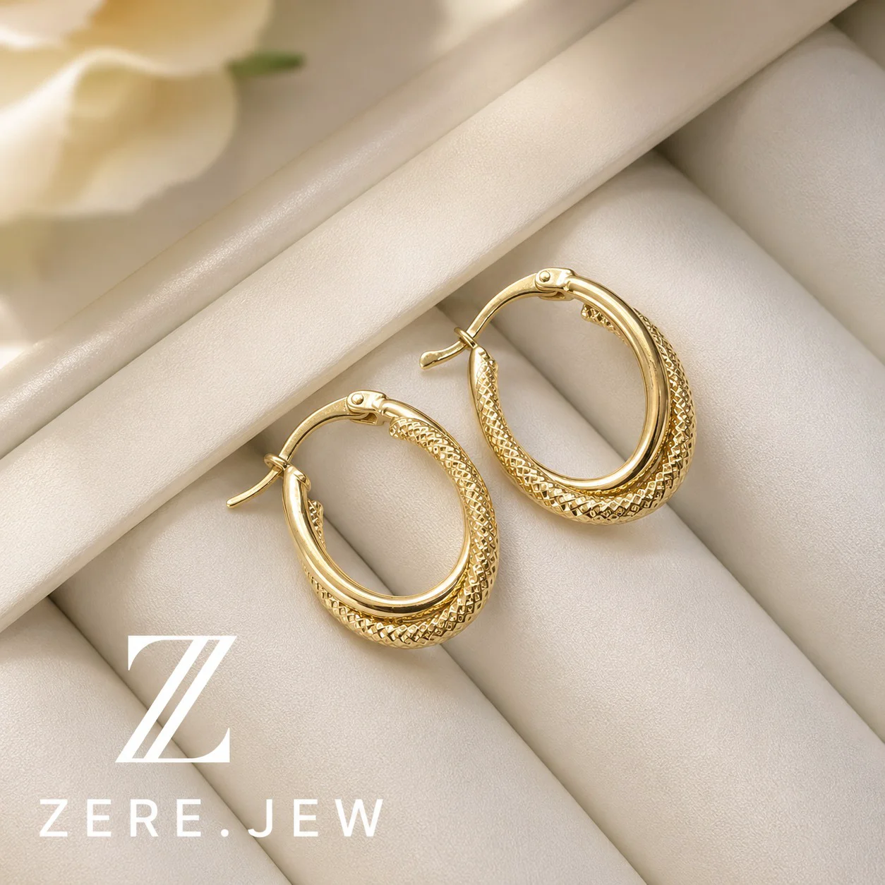 Cерьги ZERE золото 585 пробы 1,79 гр купить,152150