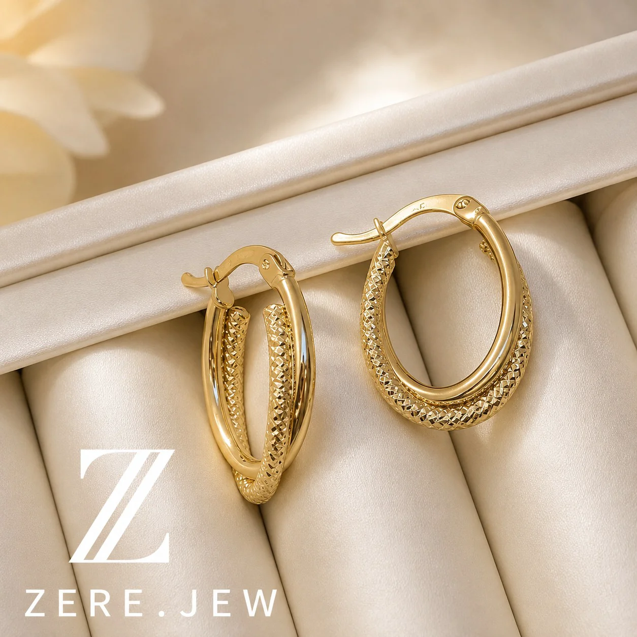 Cерьги ZERE золото 585 пробы 1,79 гр купить,152150