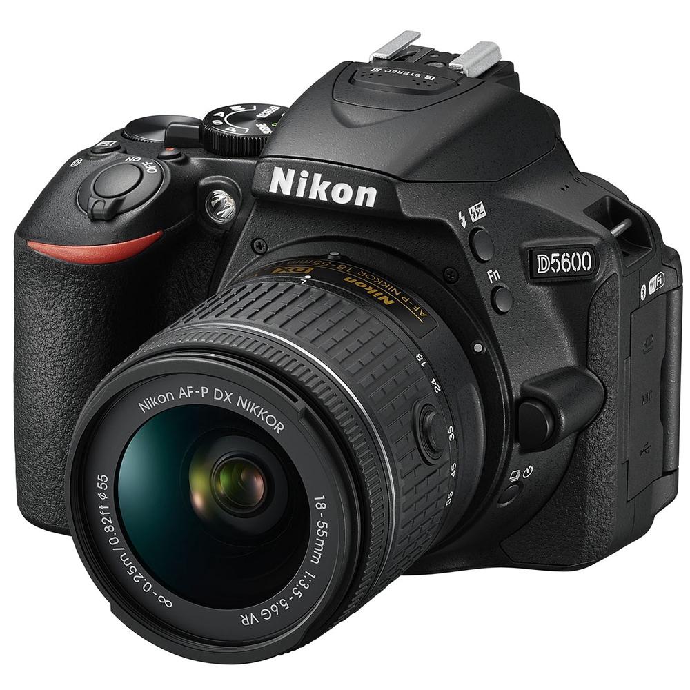 Фотокамера Nikon D5600 Kit 18-55VR AF-P черная