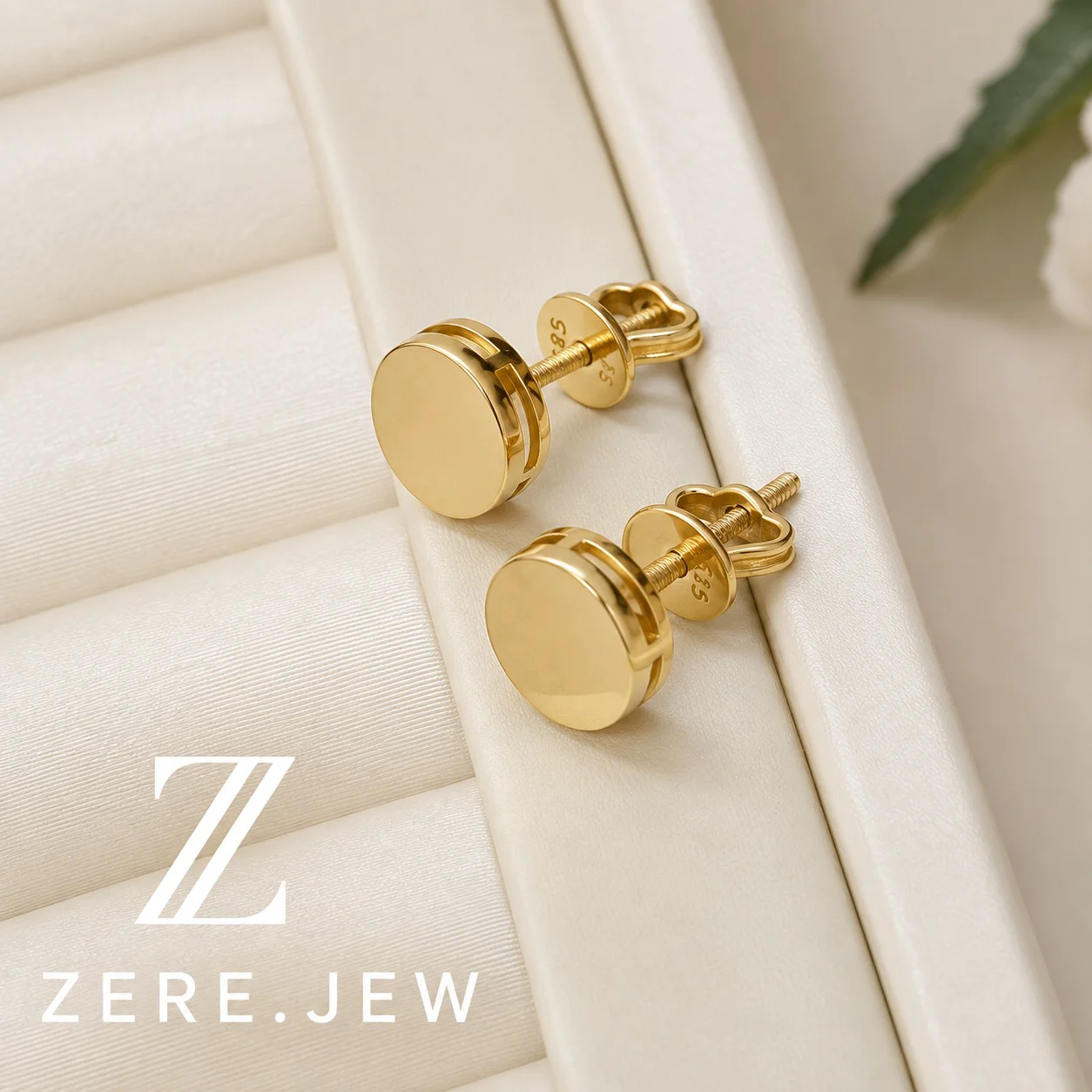 Серьги-пусеты Zere золото 585 пробы 1,37 гр купить,116450