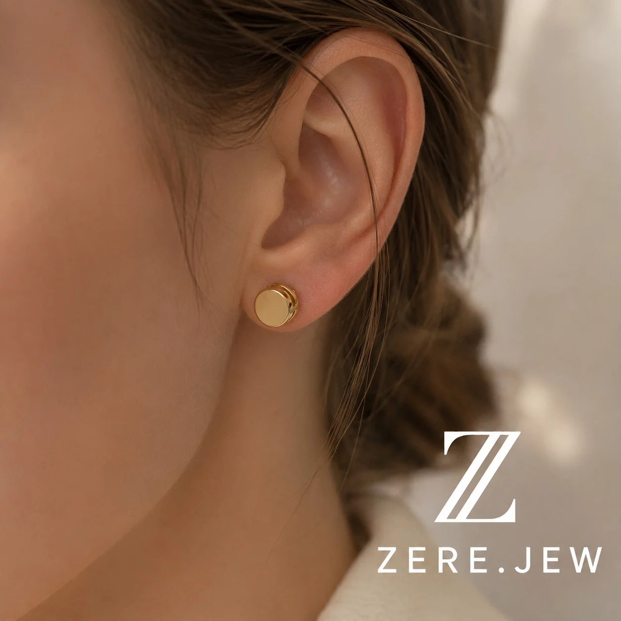 Серьги-пусеты Zere золото 585 пробы 1,37 гр купить,116450