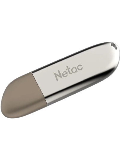 USB Флешка Netac U352/128GB 128Gb серебристая