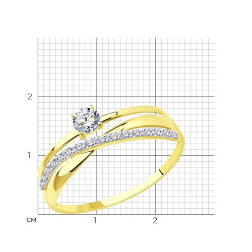 Кольцо Sokolov 016898-2 20,5р 1,59гр. купить,127200
