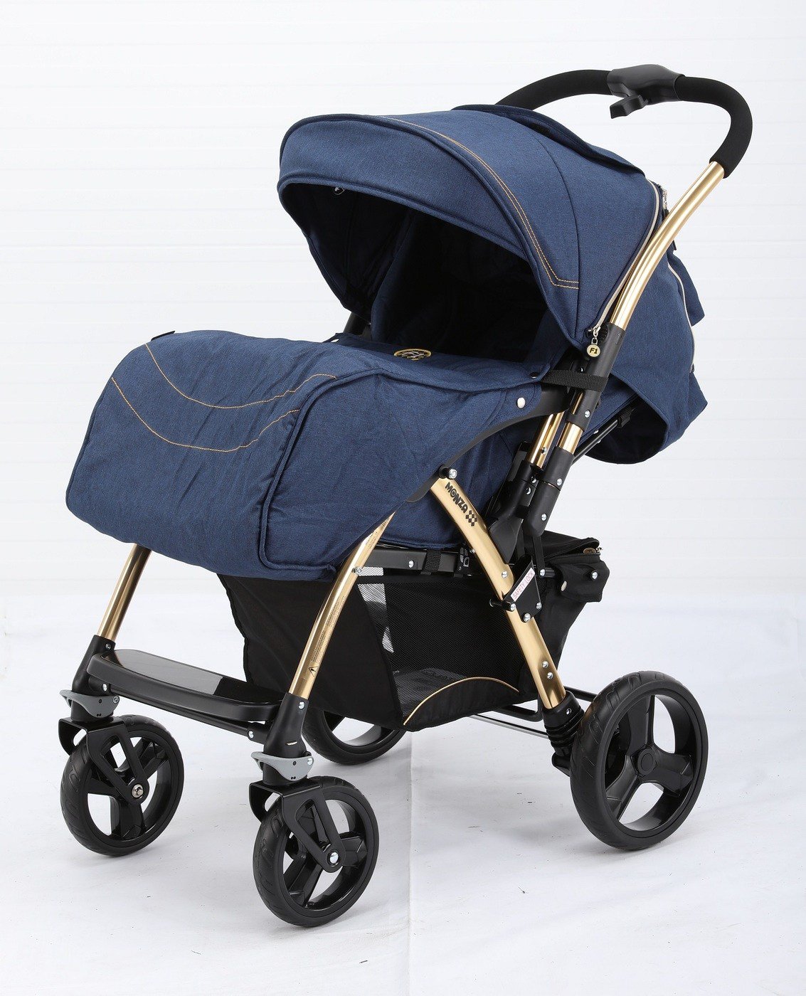 Коляска прогулочная Quatro Monza 19 Blue купить,NaN