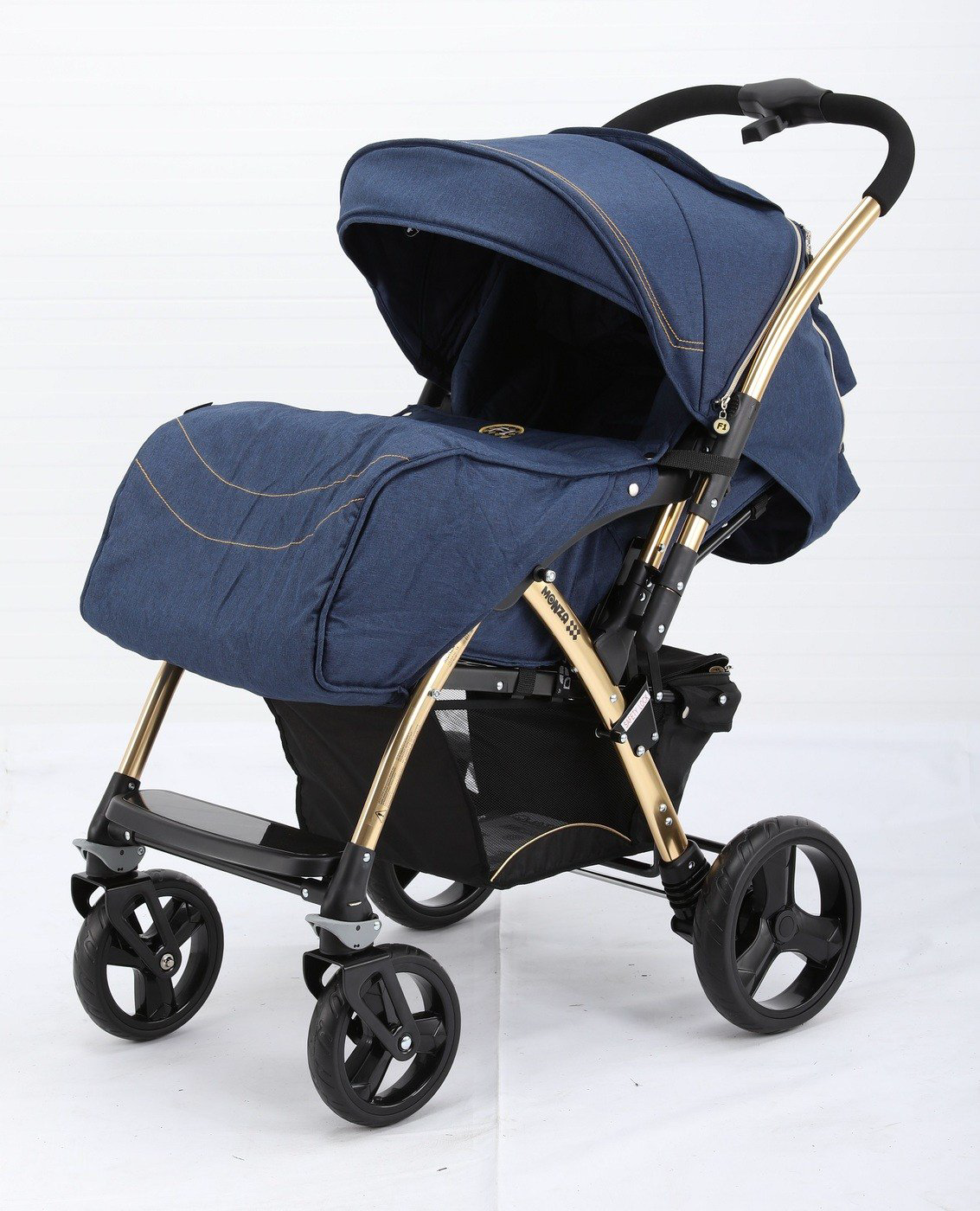 Коляска прогулочная Quatro Monza 19 Blue купить,NaN