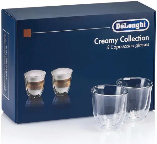 Чашки для капучино DeLonghi Cappucino cups DLSC301 6 штук купить,NaN