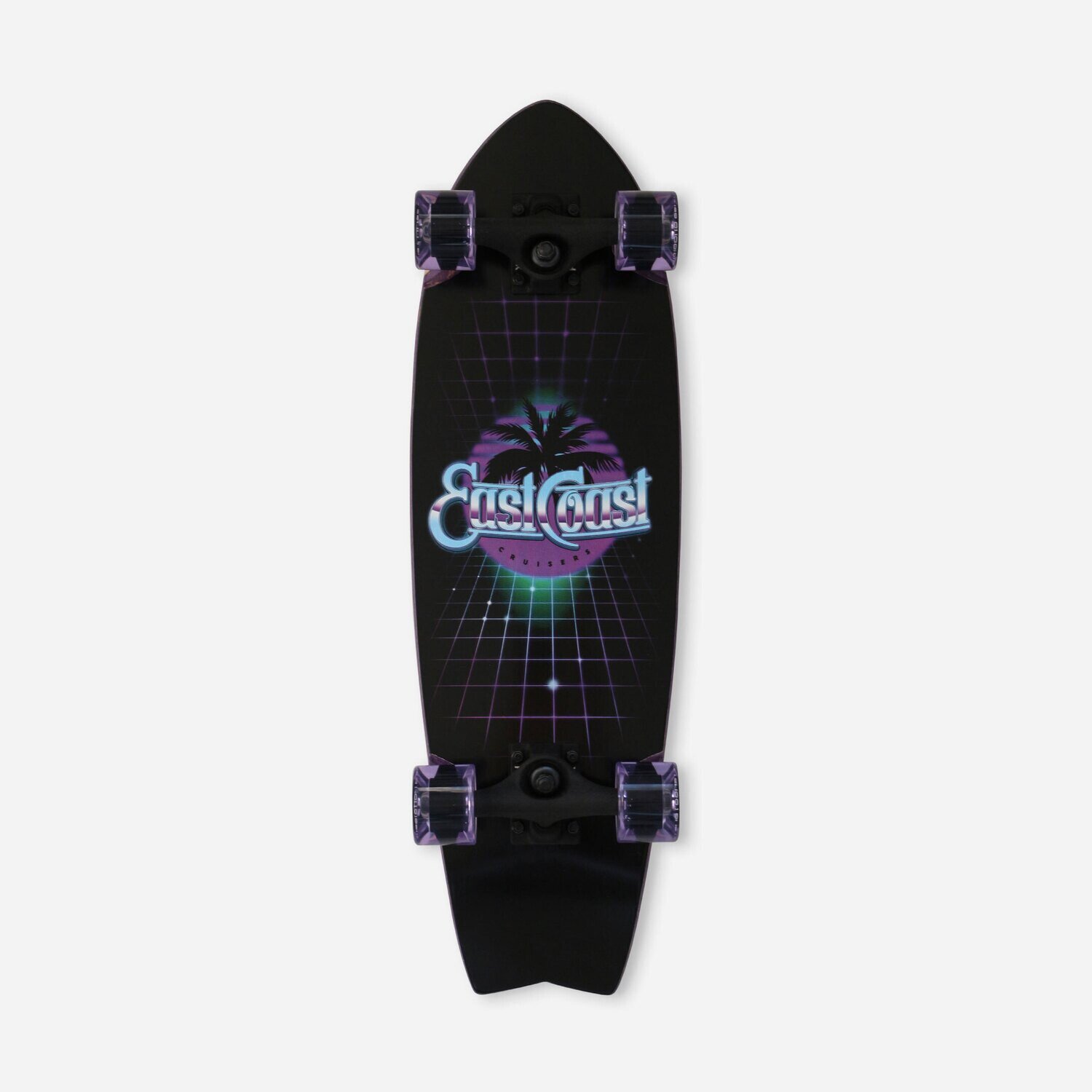Круизер Eastcoast Skateboard Co. Cyberpalm 27x8.25 EC201909 черный купить,NaN