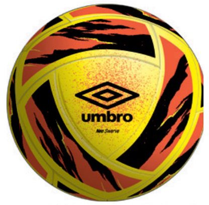 Мяч футбольный Umbro Neo Futsal Swerve 26557U-KRW желто-черный купить,NaN