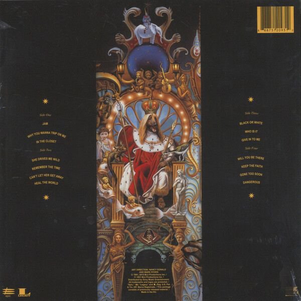 Jackson Michael Dangerous 2LP купить,0