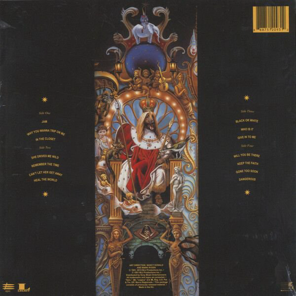 Jackson Michael Dangerous 2LP купить,NaN