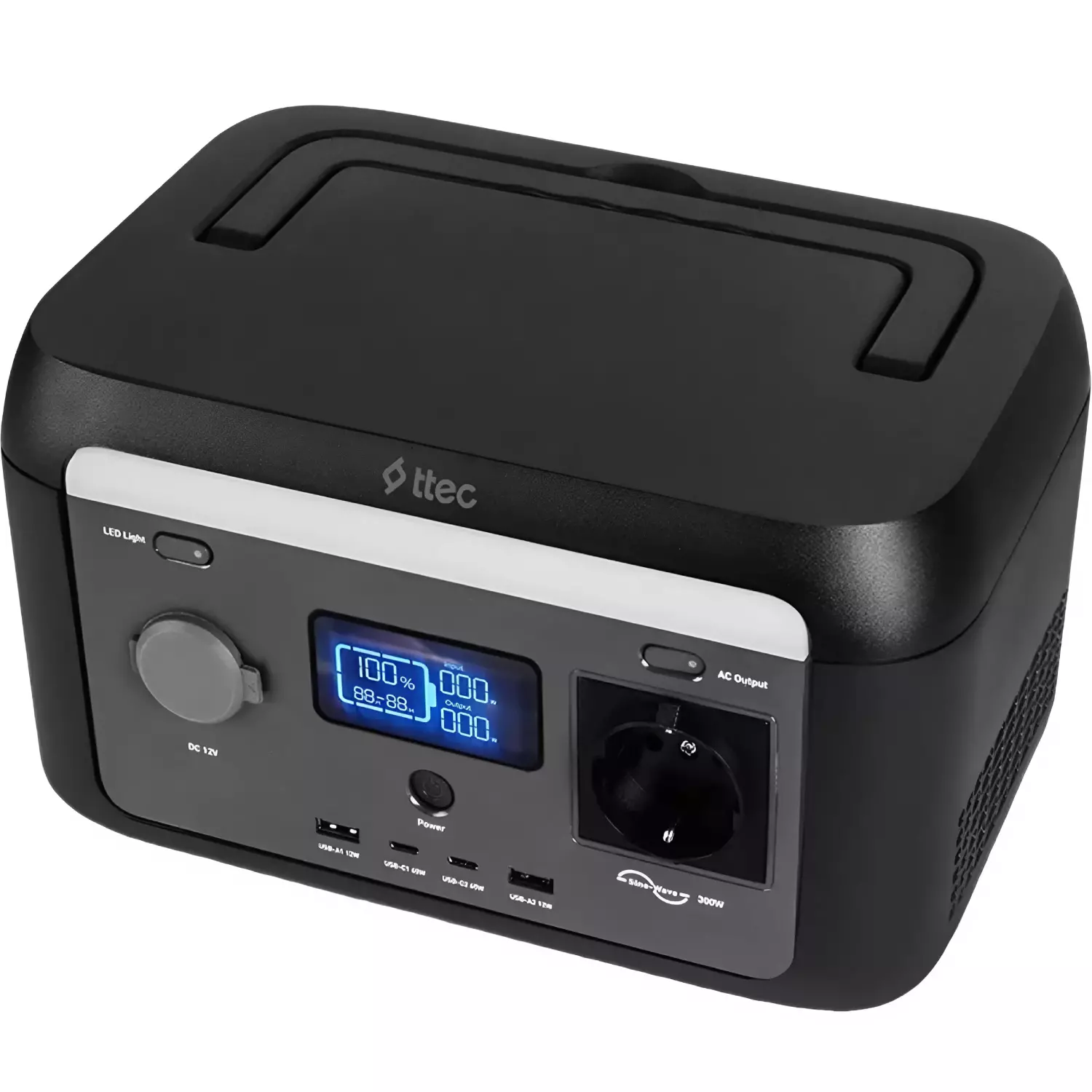 Портативная зарядная станция TTEC PowerMax 2PS001S Black