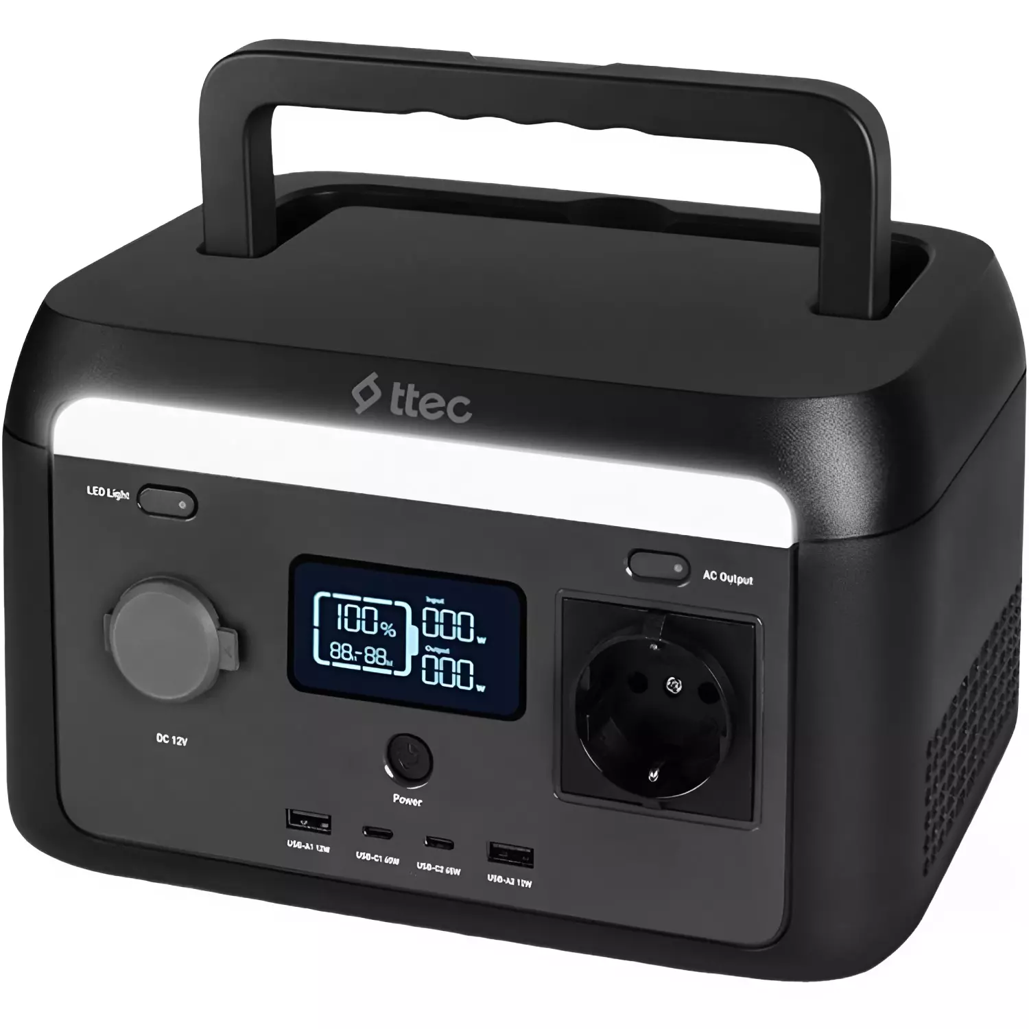 Портативная зарядная станция TTEC PowerMax 2PS001S Black