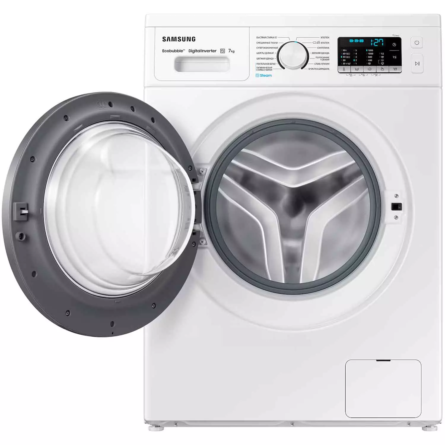 Стиральная машина Samsung WW 70AK5S21EELT KZ белая купить,NaN