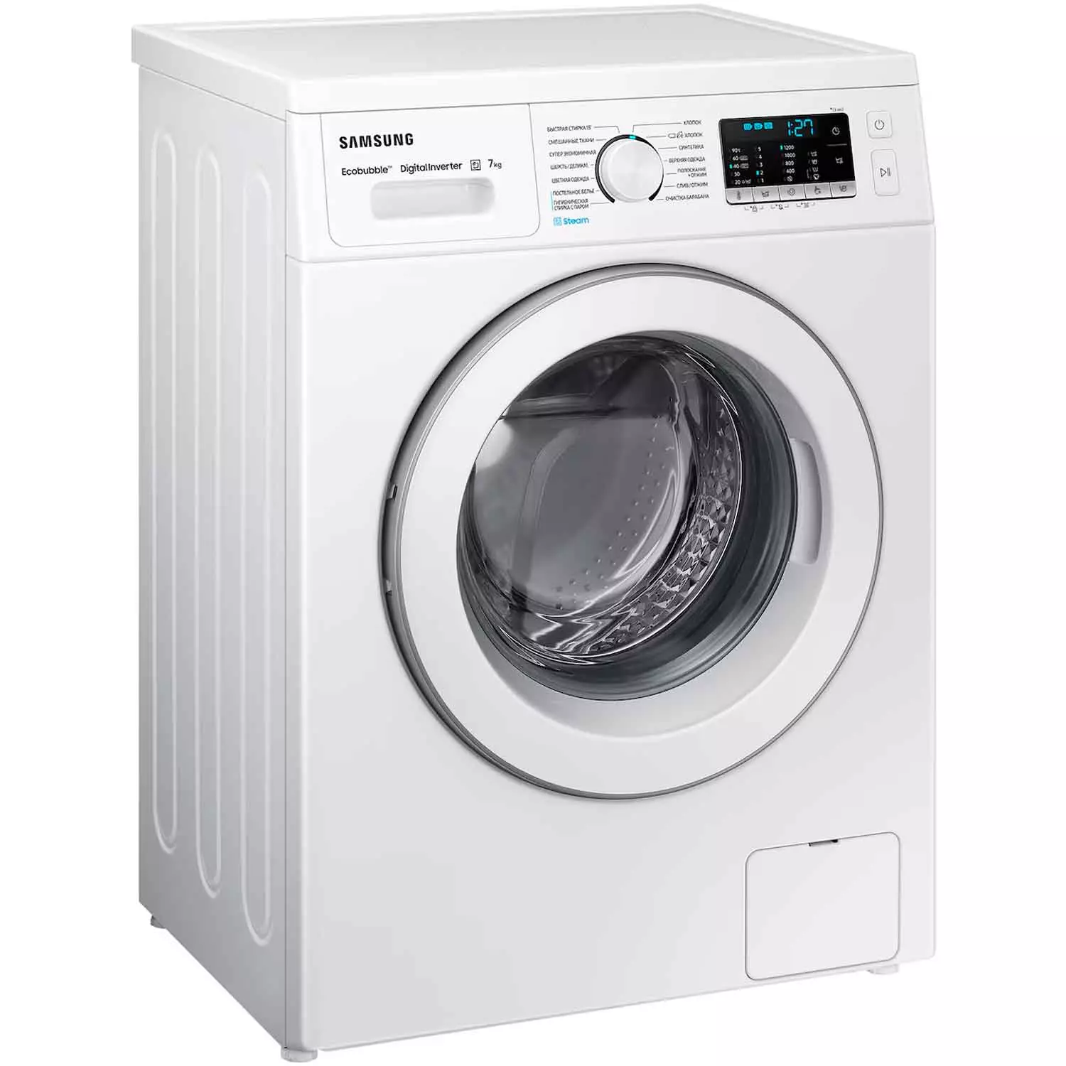 Стиральная машина Samsung WW 70AK5S21EELT KZ белая купить,NaN