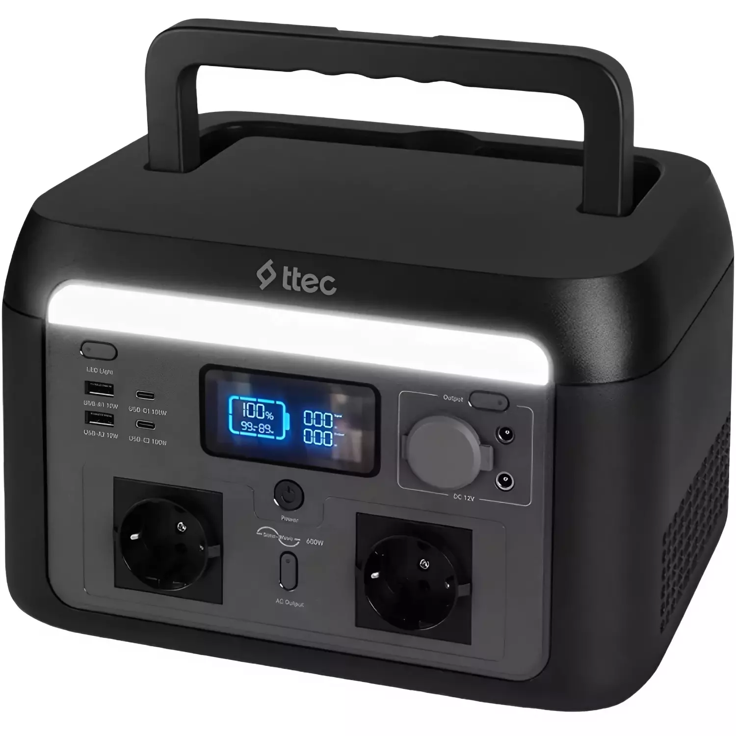 Портативная зарядная станция TTEC PowerMax Pro 2PS002S Black