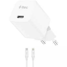 Зарядное устройство TTEC SmartCharger 20W + USB-C - Lightning белое