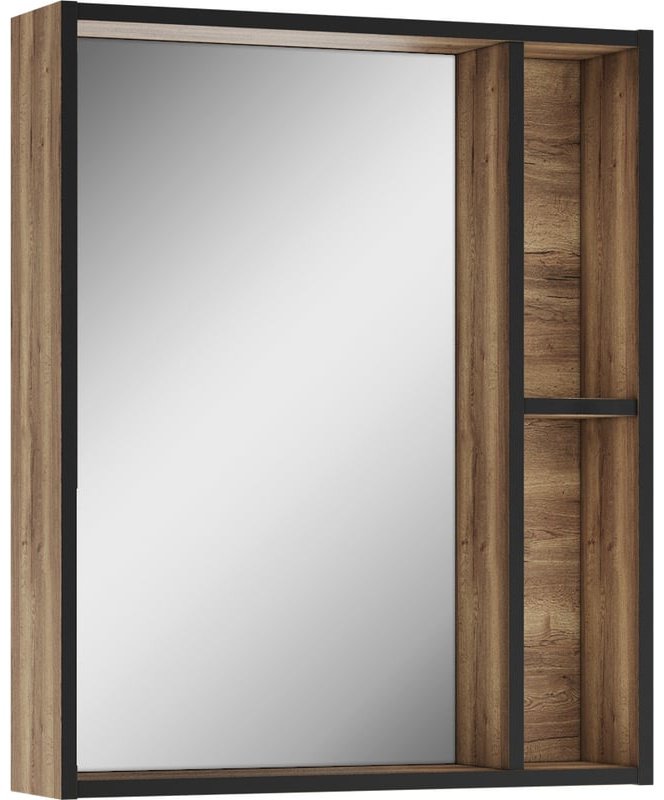 Комплект для ванной KABINKA.KZ Байтерек (шкаф, тумба под раковину, раковина) коричневый