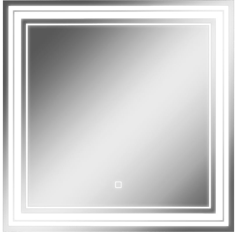 Комплект для ванной KABINKA.KZ Байтерек (тумба под раковину, зеркало, раковина) белый, серый