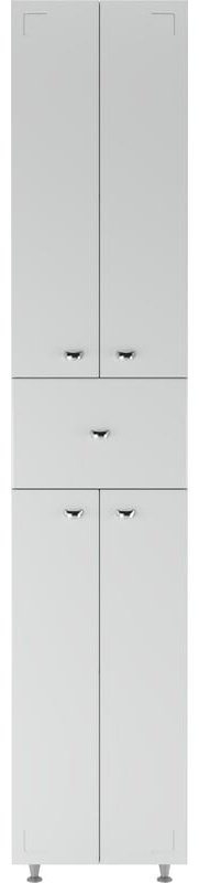 Комплект для ванной KABINKA.KZ Адай (шкаф, шкаф-пенал, тумба под раковину, раковина) белый