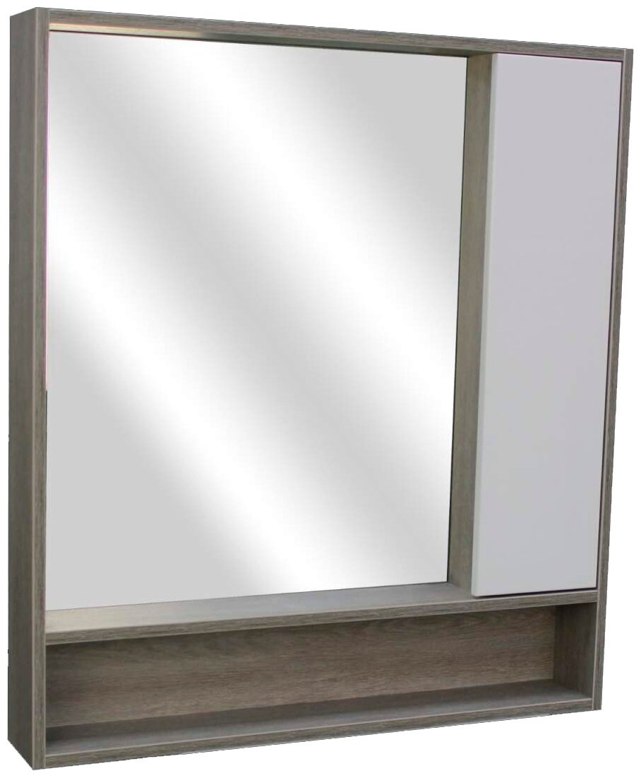 Комплект для ванной KABINKA.KZ LIBERTY (шкаф, тумба под раковину, раковина) серый, коричневый