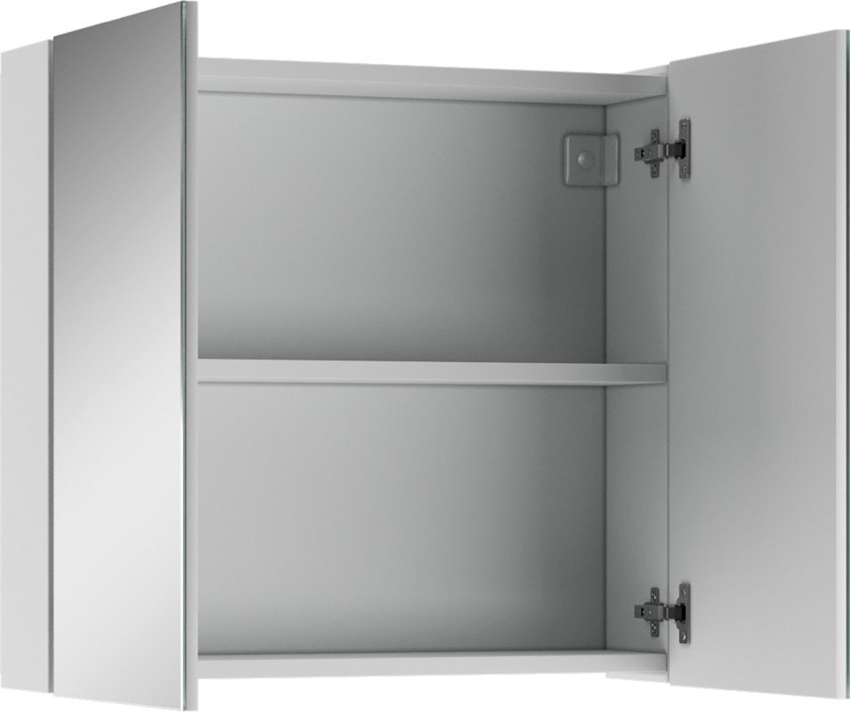 Комплект для ванной KABINKA.KZ Адай (шкаф-навесной, тумба под раковину, раковина) белый